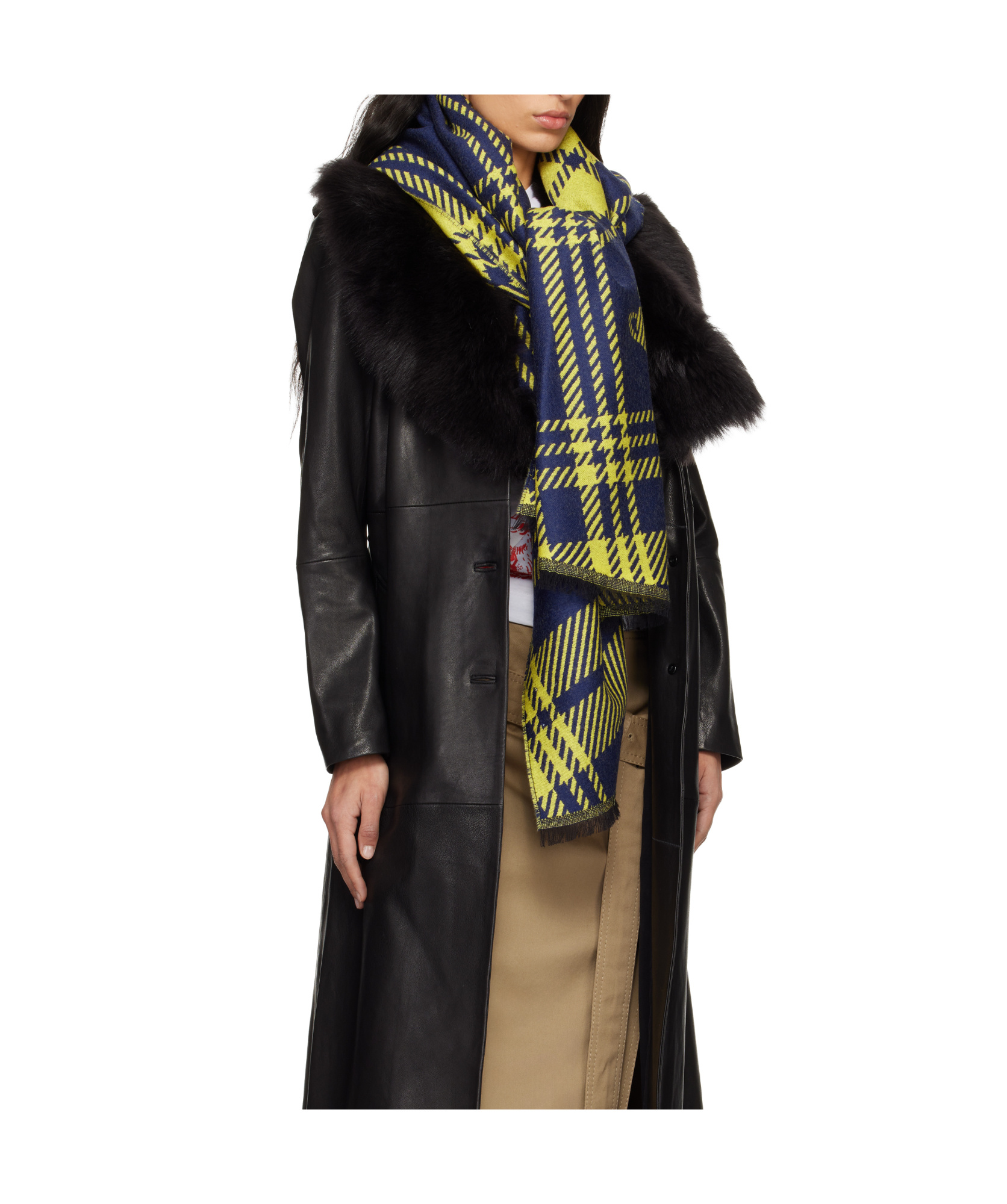 Vivienne Westwood Tartan Scarf In Multi