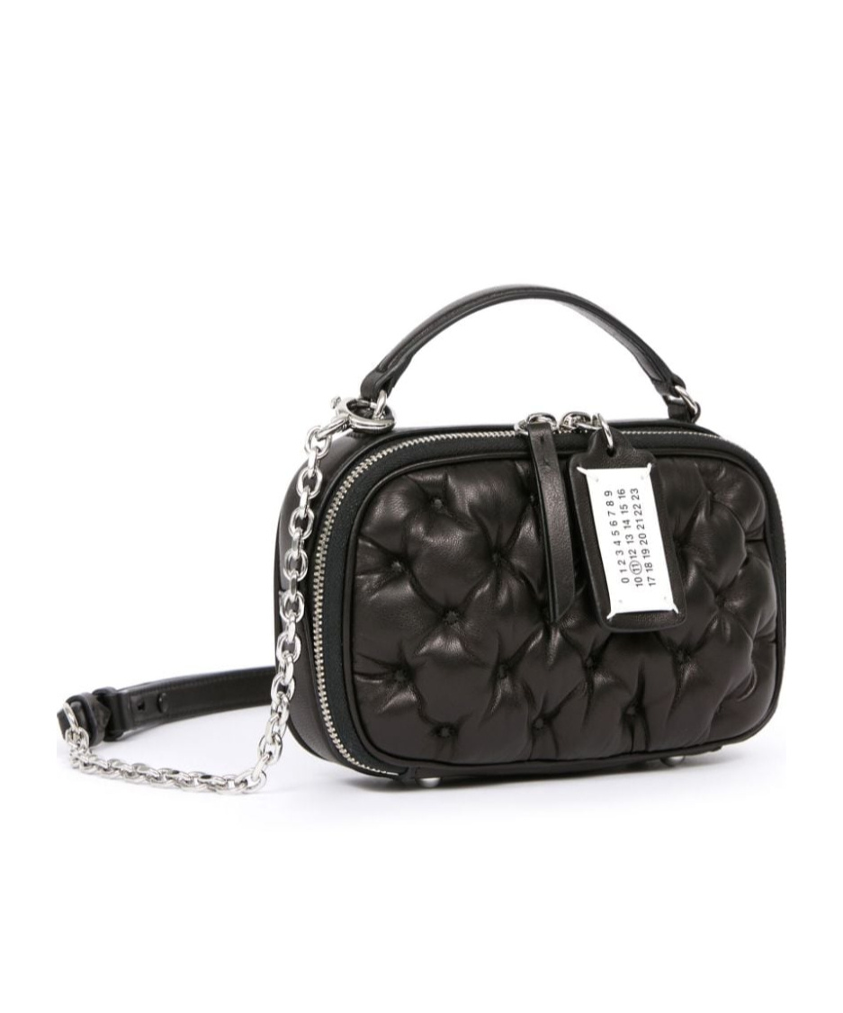 Maison Margiela Women Glam Slam Trapezoid Crossbody Bag In Black