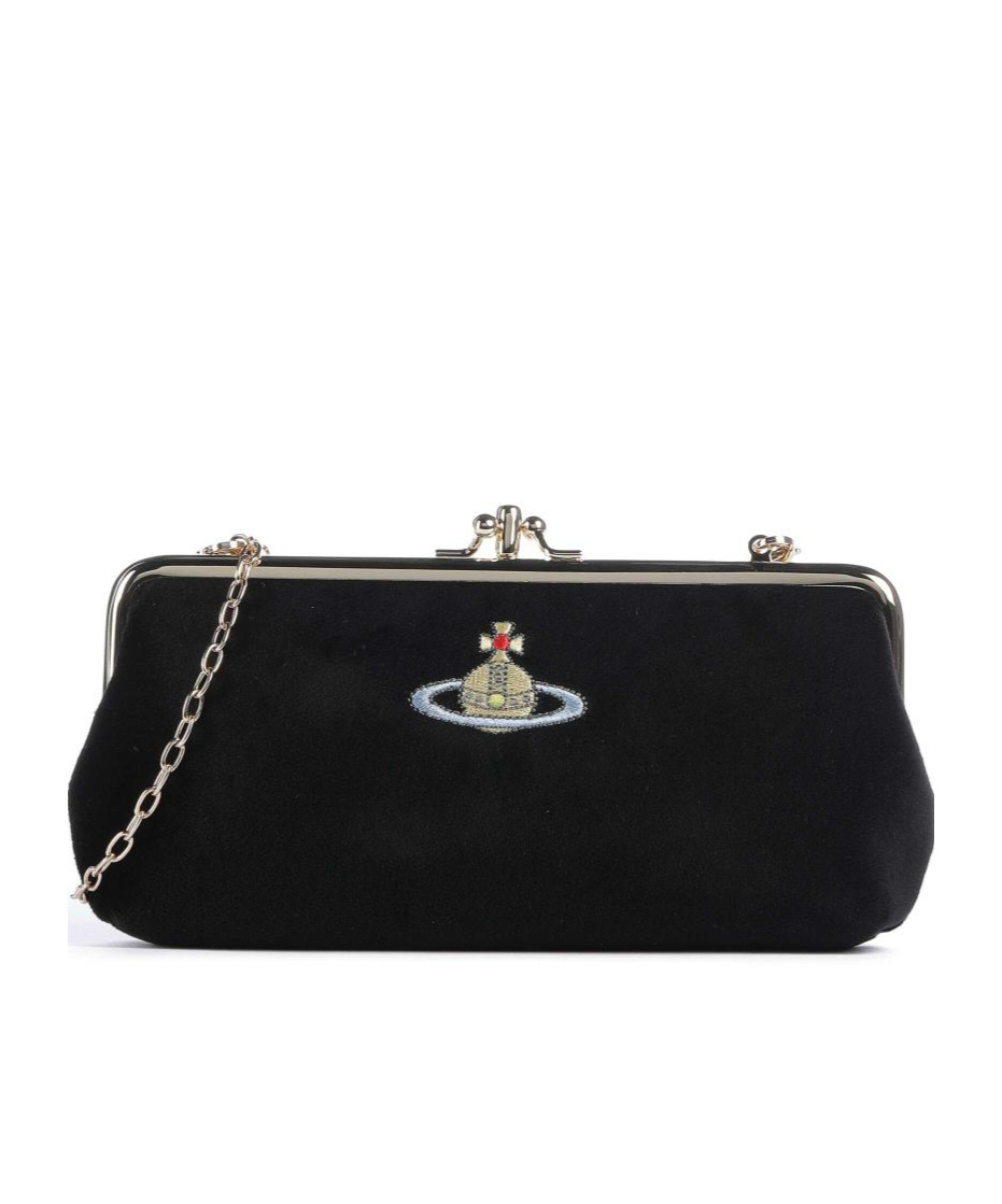 Vivienne Westwood Db Frame Shoulder Bag In Black