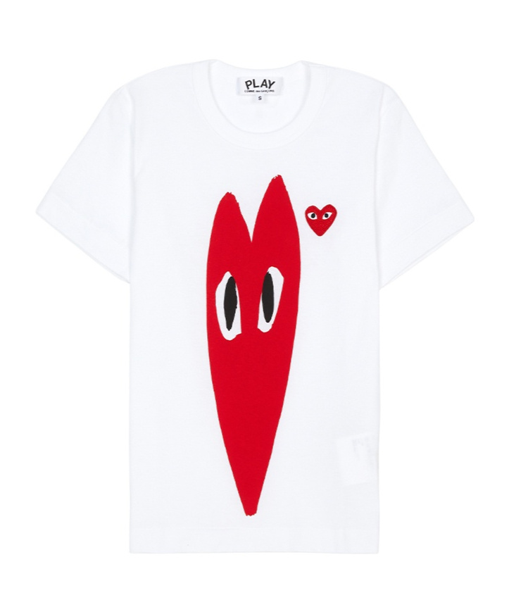 Comme Des Garçons Short-sleeved T-shirt In White
