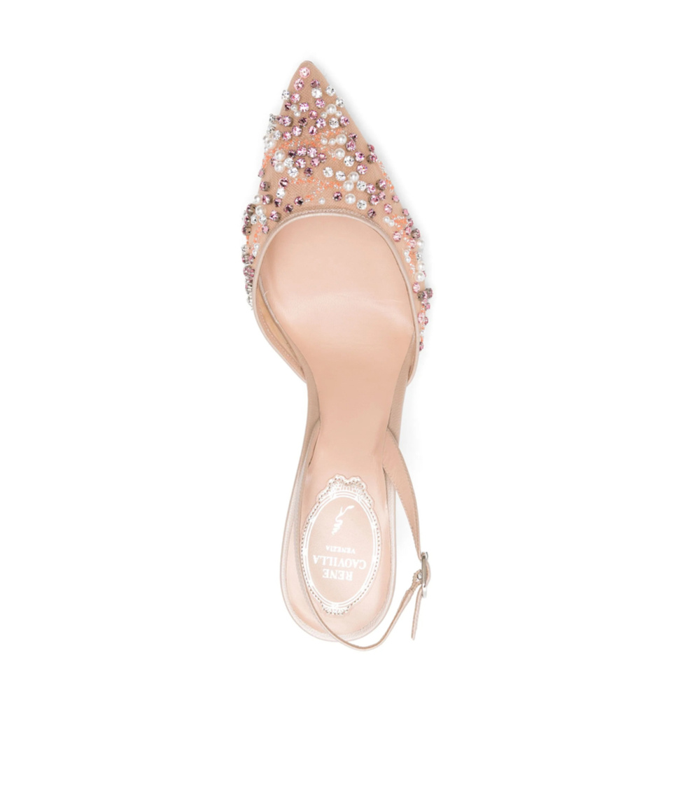 René Caovilla Pointed High Heel Sandals