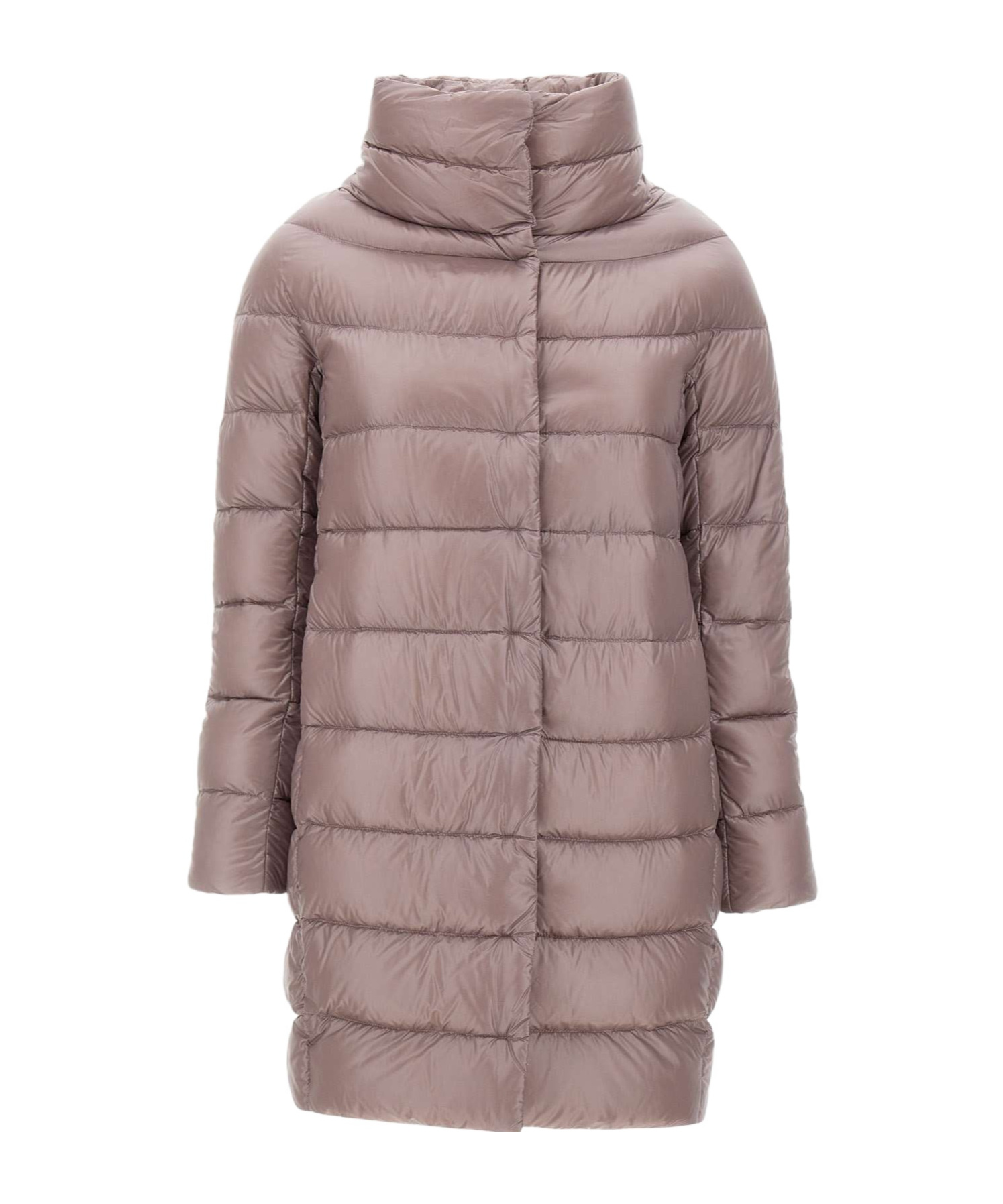 Herno Quilted Down Jacket In Neutral
