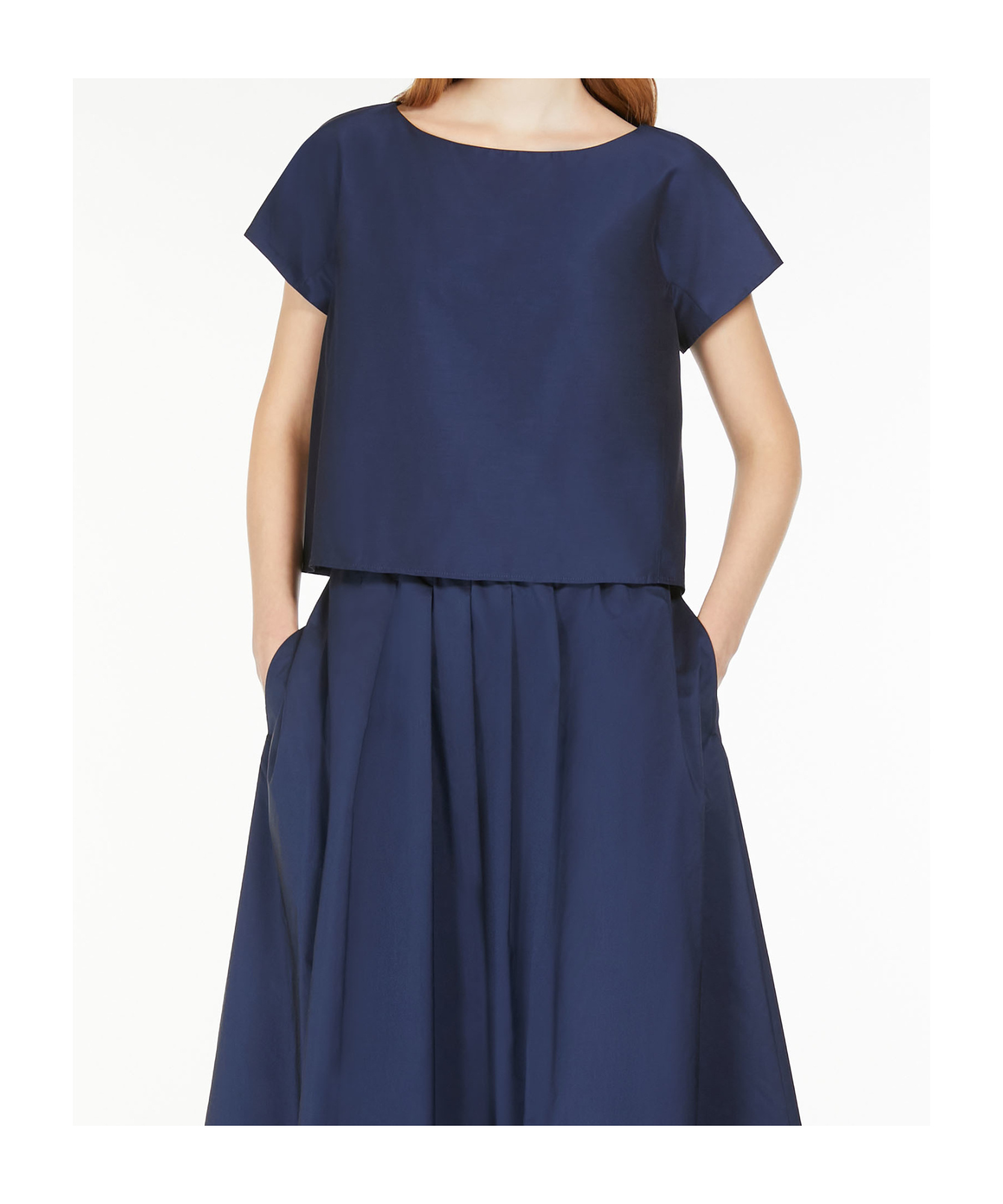 Weekend Max Mara Short-sleeved T-shirt In Blue