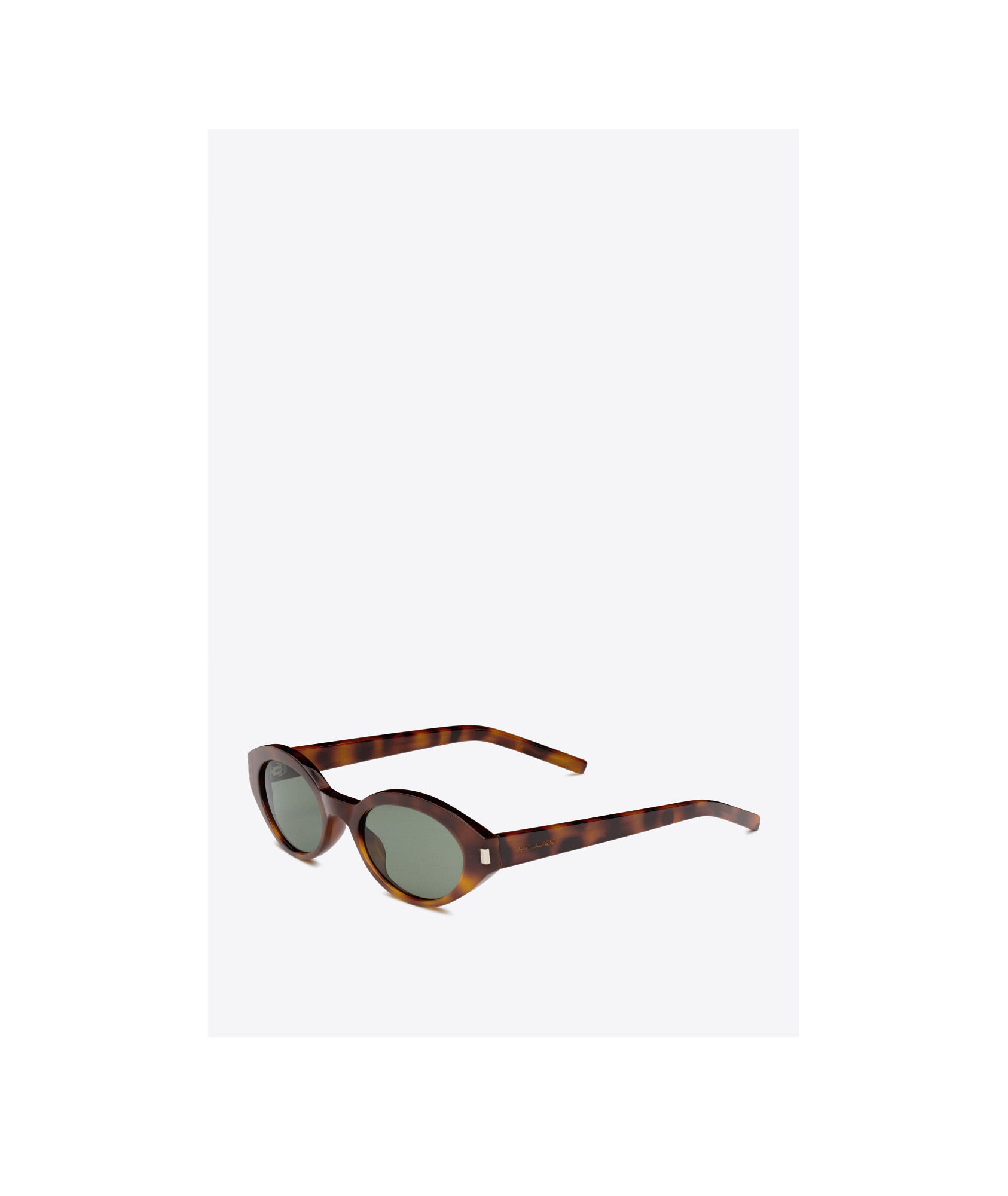 Saint Laurent Round Cat-eye Sunglasses In Black