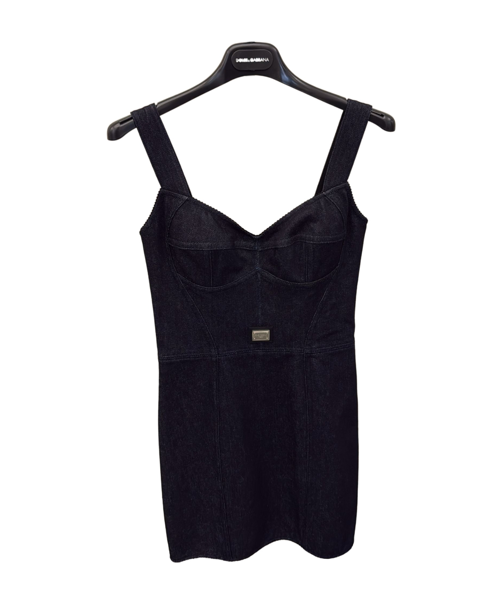 Dolce & Gabbana Black Lace And Satin Bralette Camisole In Black