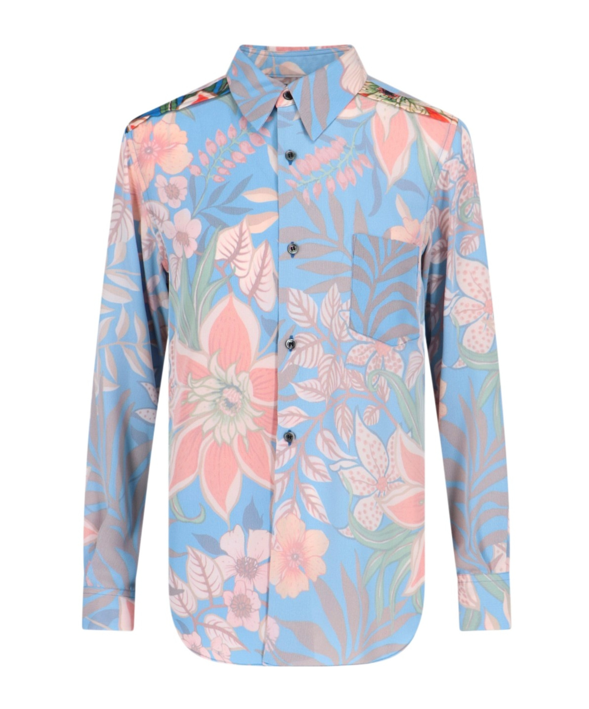 Comme Des Garçons Lapel Long-sleeved Shirt
