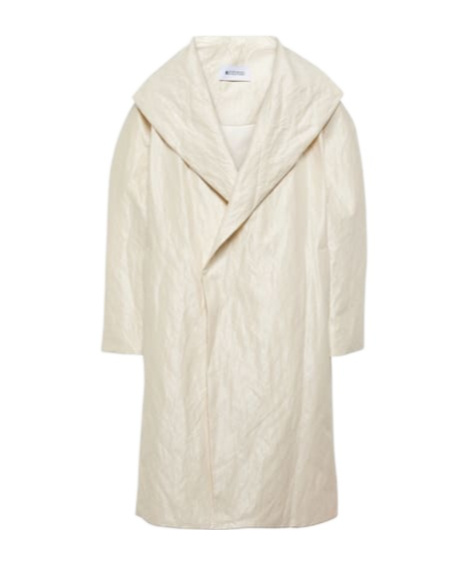 Maticevski Sparkling Cotton-blend Coat In White