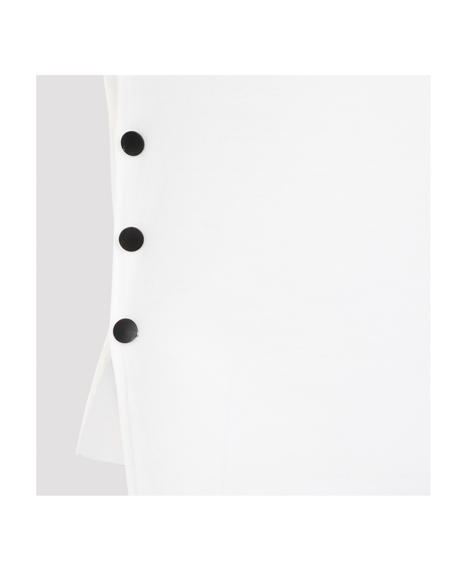 Giorgio Armani High-necked Sleeveless Knitted Vest In White