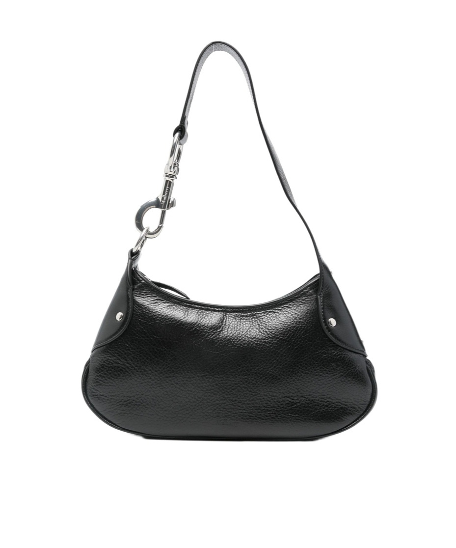 Mulberry Rivet-detail Leather Shoulder Bag In Black