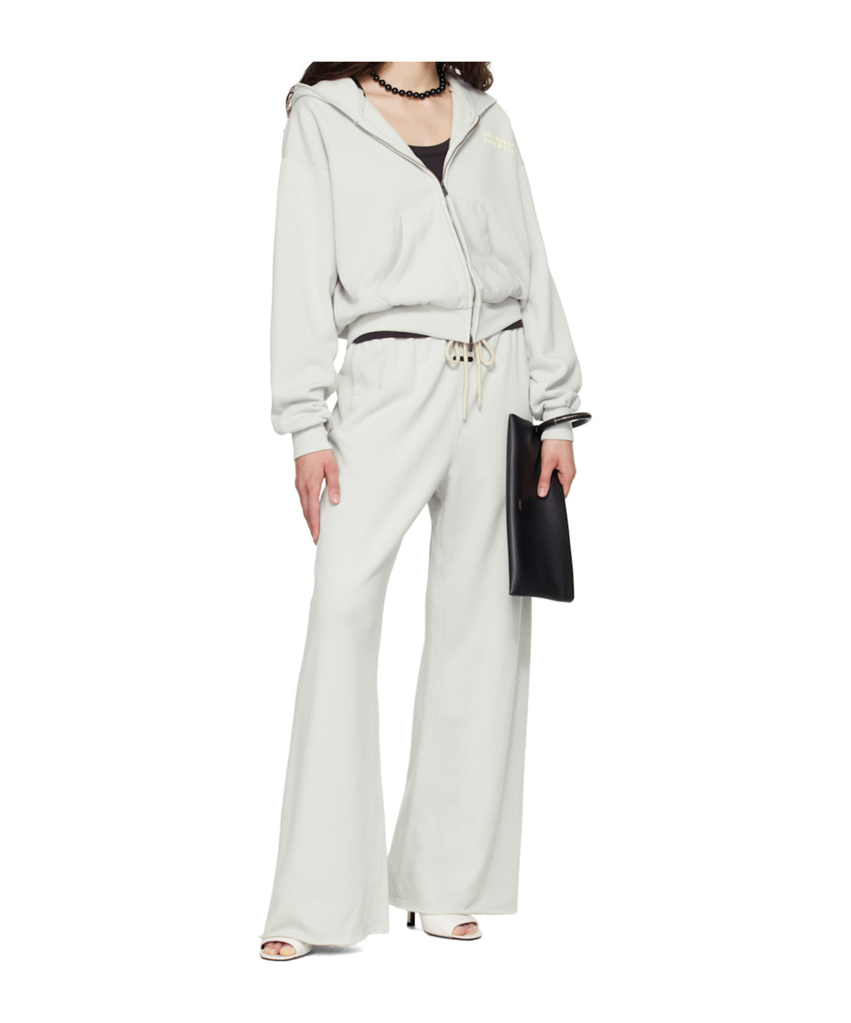 Essentials Drawstring Sweatpants In White