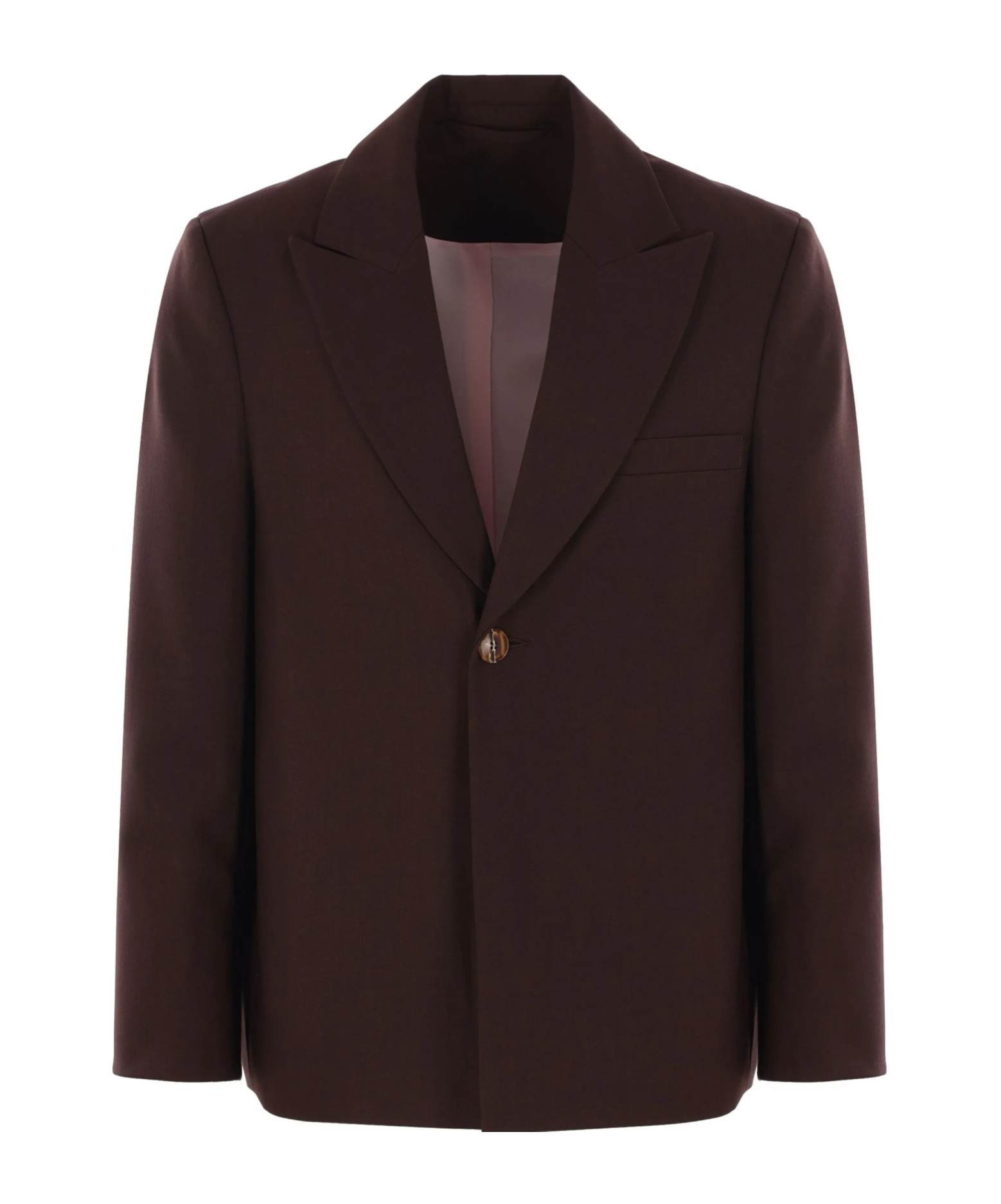 Séfr Peak-lapels Blazer In Brown