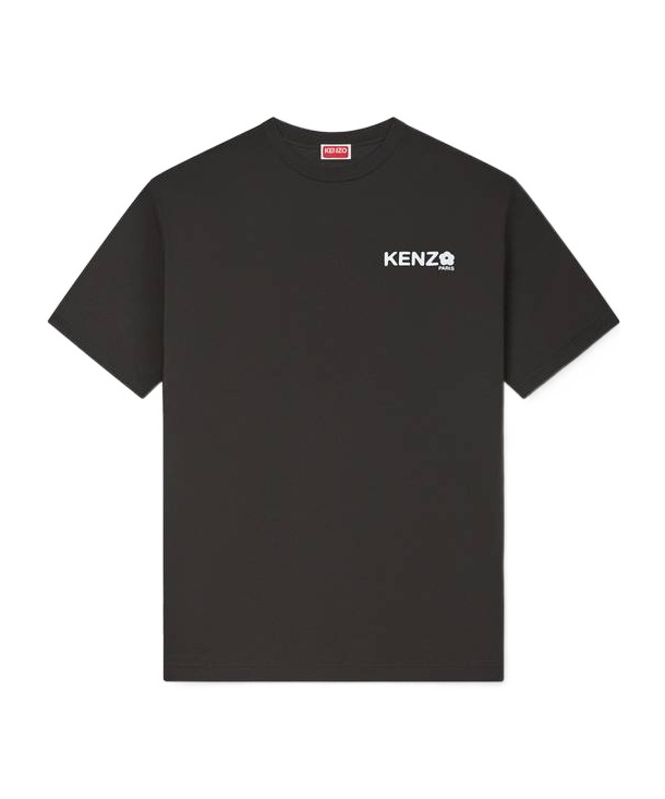 Kenzo Boke Flower 2.0 Classic Cotton Logo Graphic T-shirt In Black