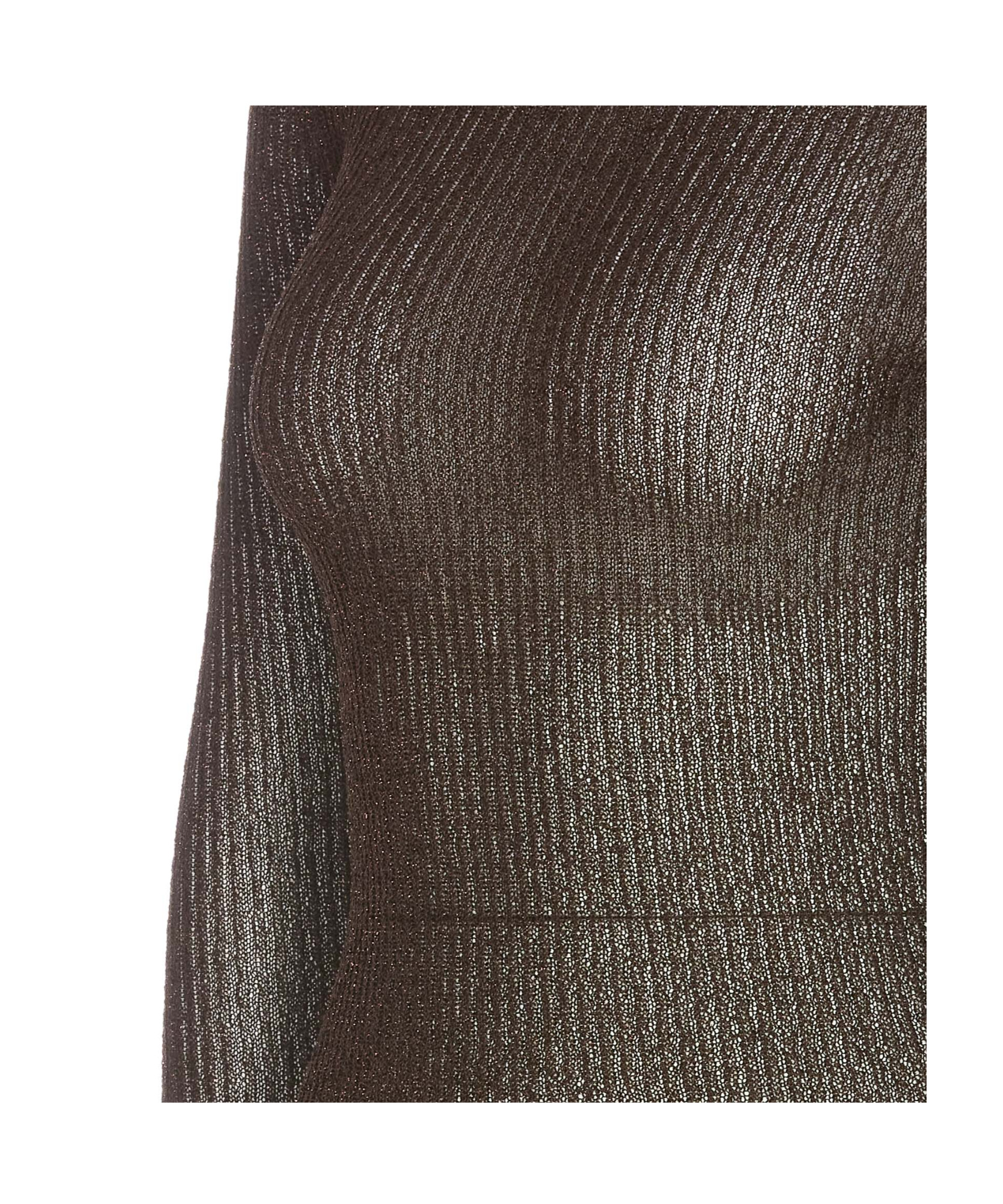 Pinko Semi-sheer Distressed Jumper In Black