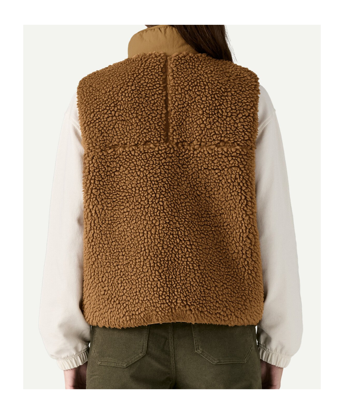 Patagonia Classic Retro-x Recycled Fleece Vest In Brown