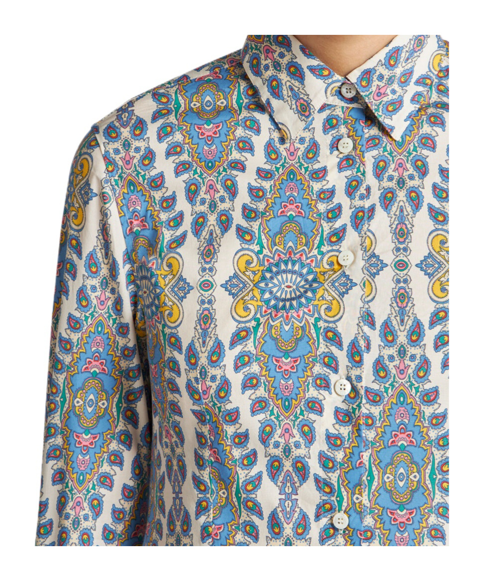 Etro Paisley Printed Slim-fit Shirt In Multicolor