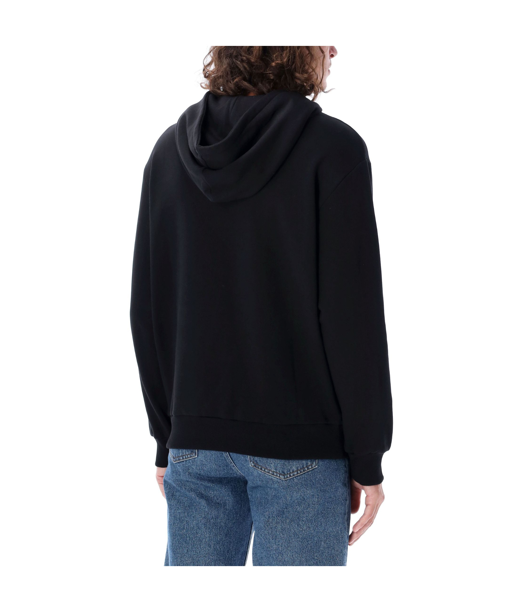 Apc A.p.c. Sweatshirt With Micro Logo In Black