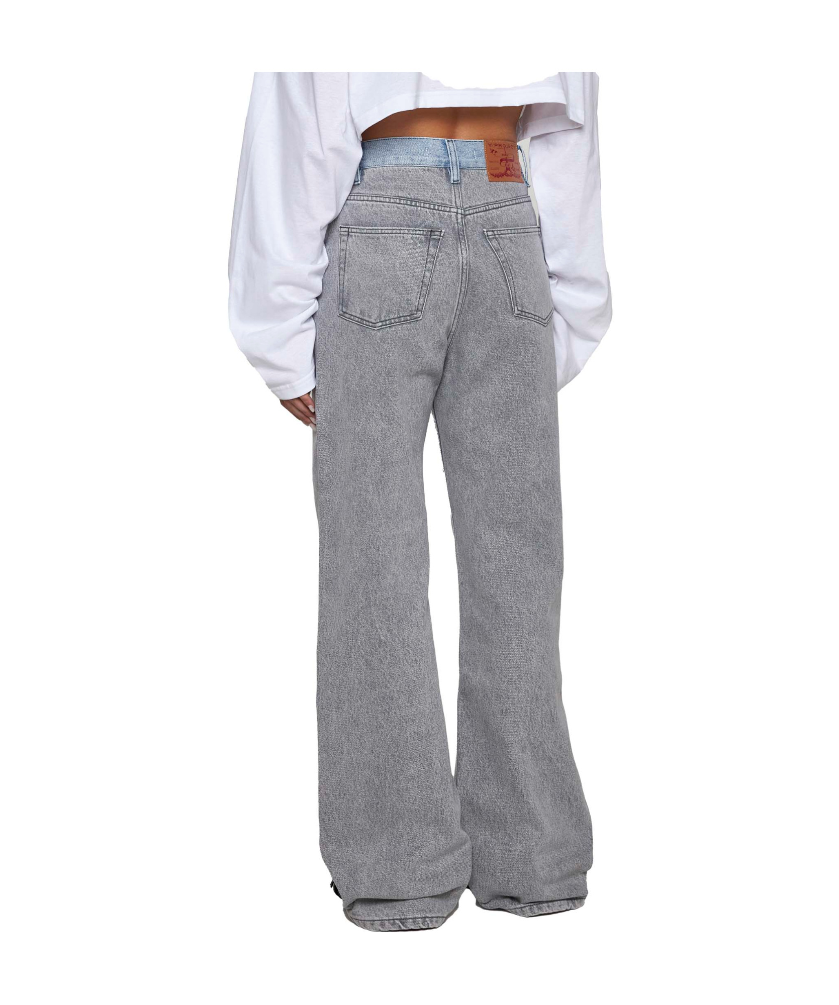 Y/project Jeans In Gray