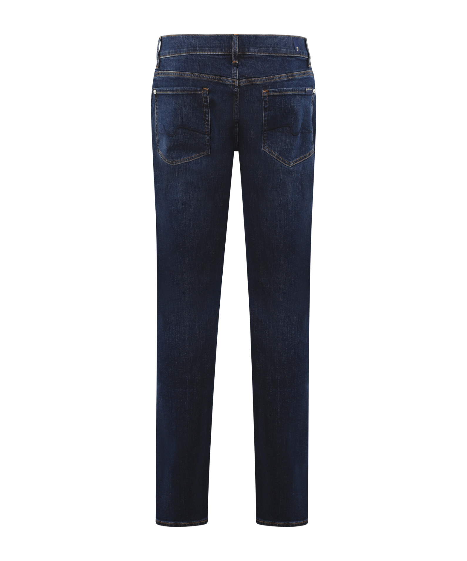7 For All Mankind Multi-pocket Denim Trousers In Black