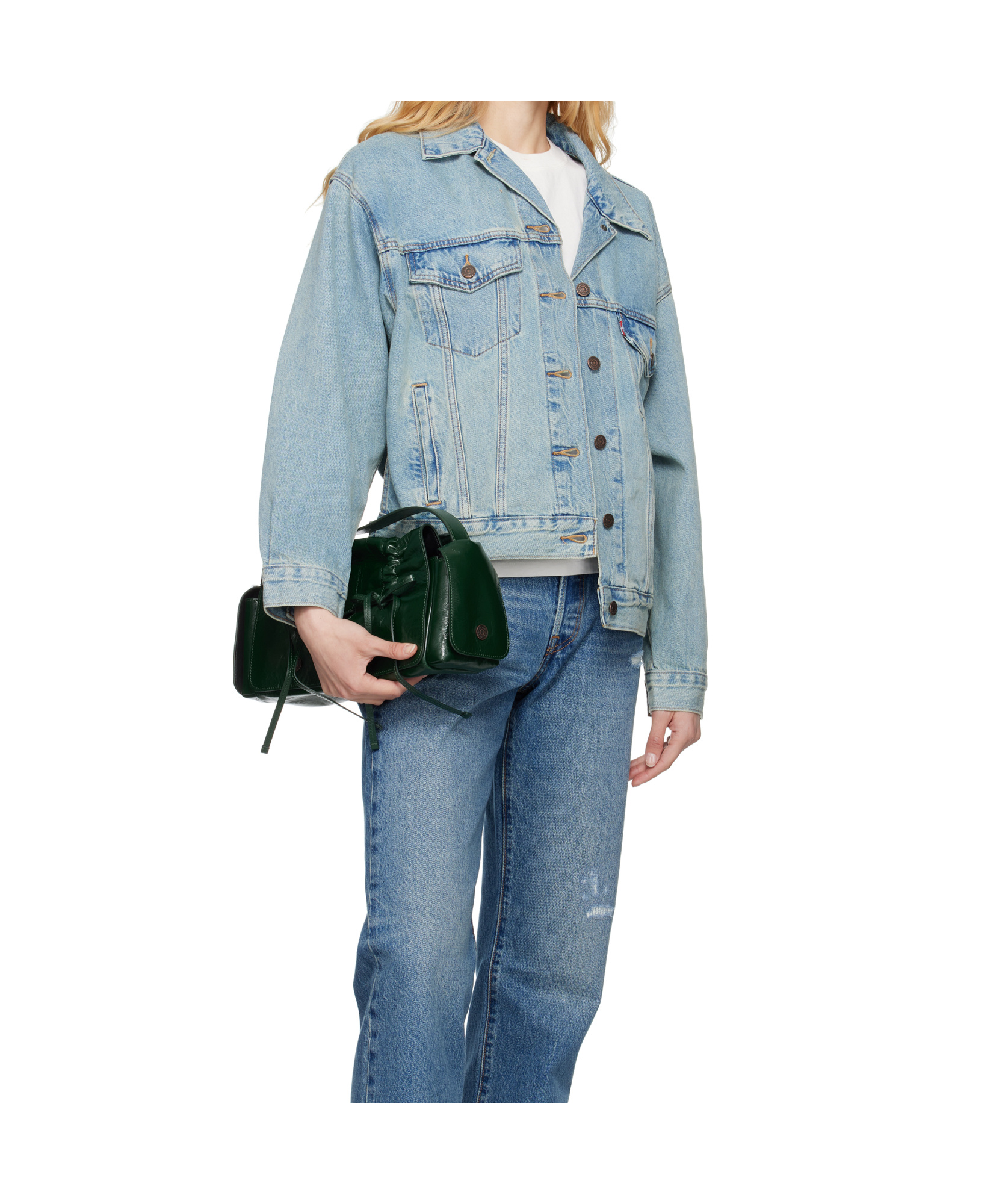 Levi's Long Sleeve Denim Jacket In Blue