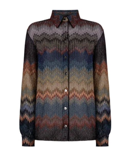 Missoni Zig-zag Pattern Shirt In Multi