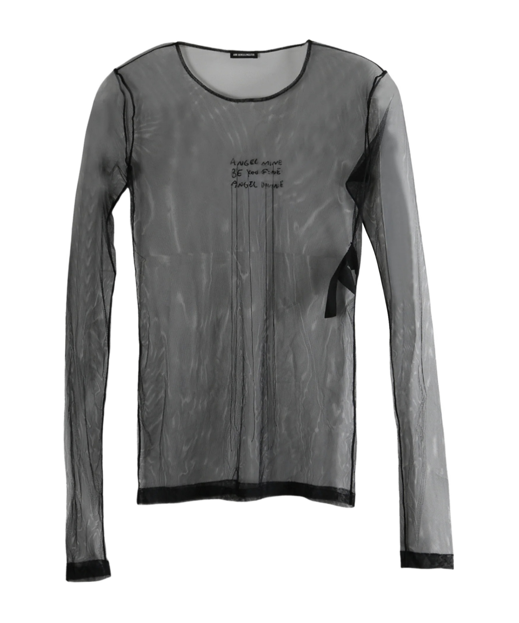 Ann Demeulemeester Long Sleeve T-shirt In Gray