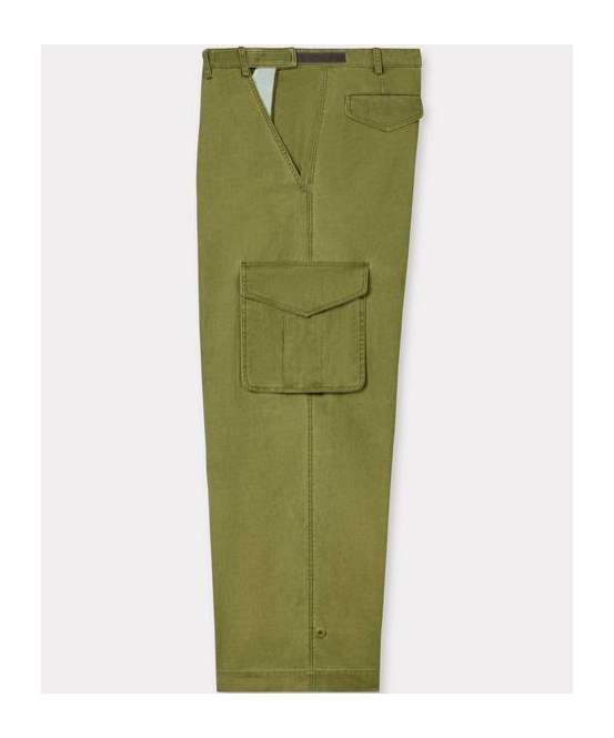 Kenzo Belt Loops Slacks In Green