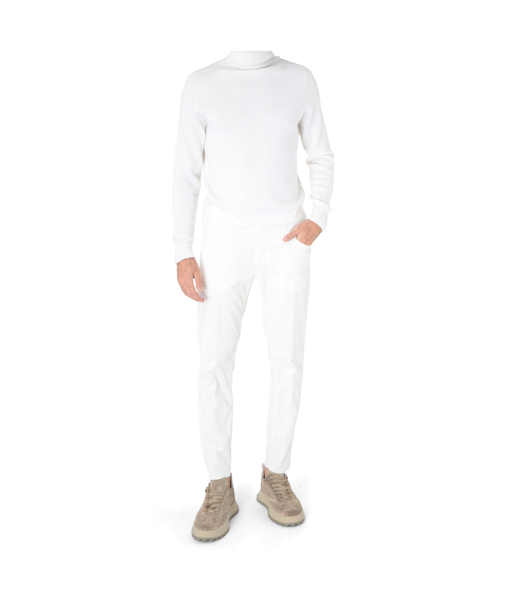 Dondup Pantalone In White