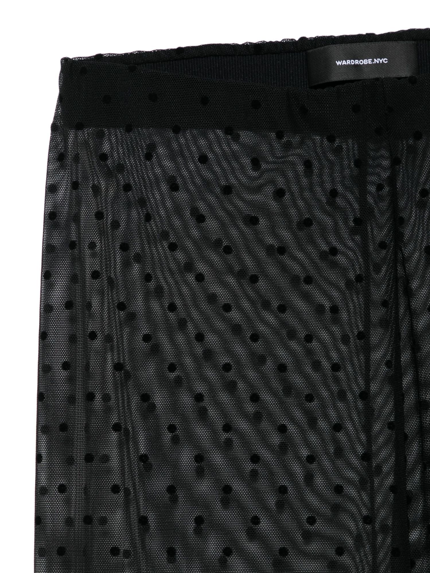 WARDROBE.NYC POLICY-DOT PANTYHOSE 