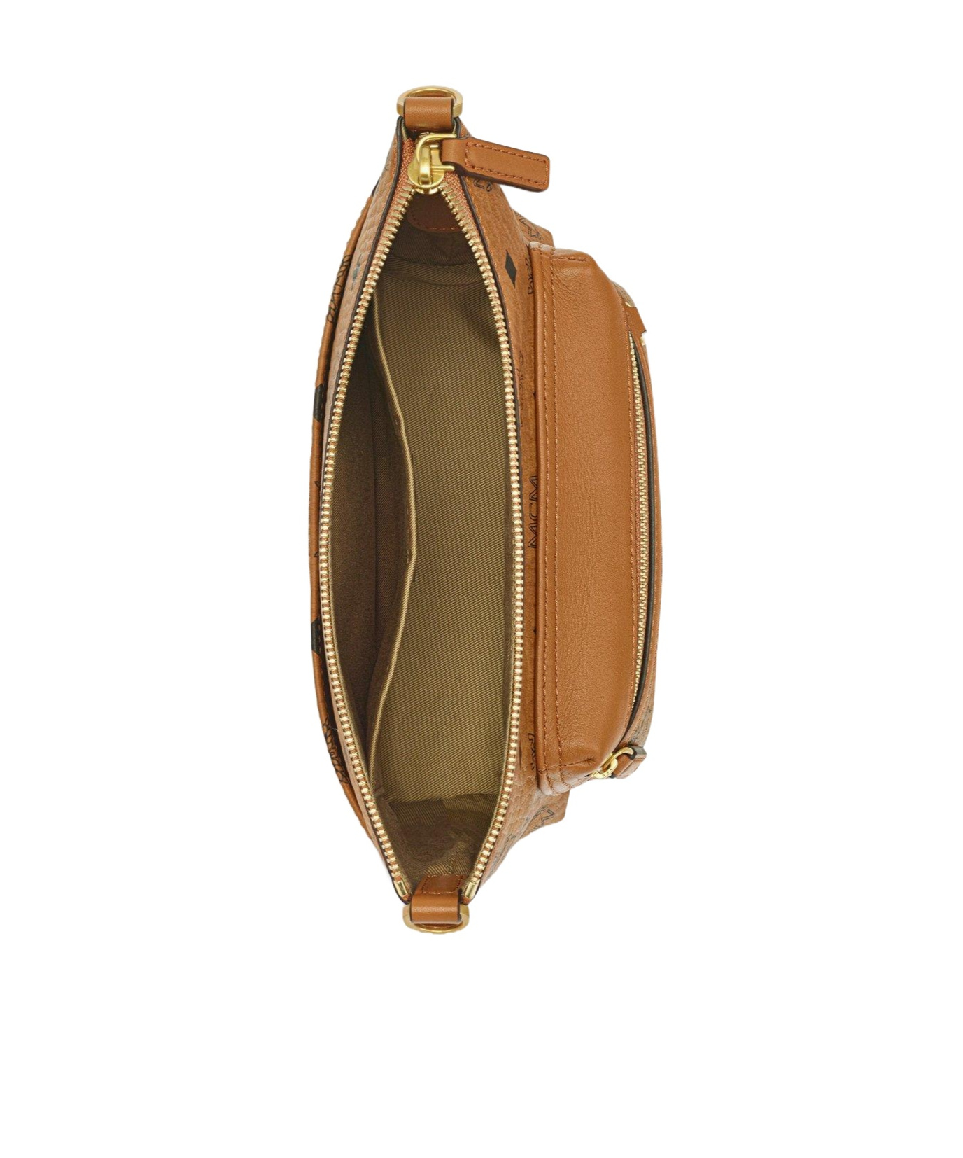 Mcm Small Shoulder Bag In Brown