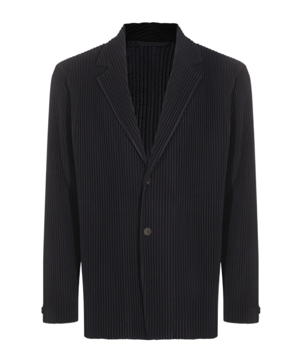 ISSEY MIYAKE HOMME PLISSÉ ISSEY MIYAKE BASICS BUTTONED BLAZER 
