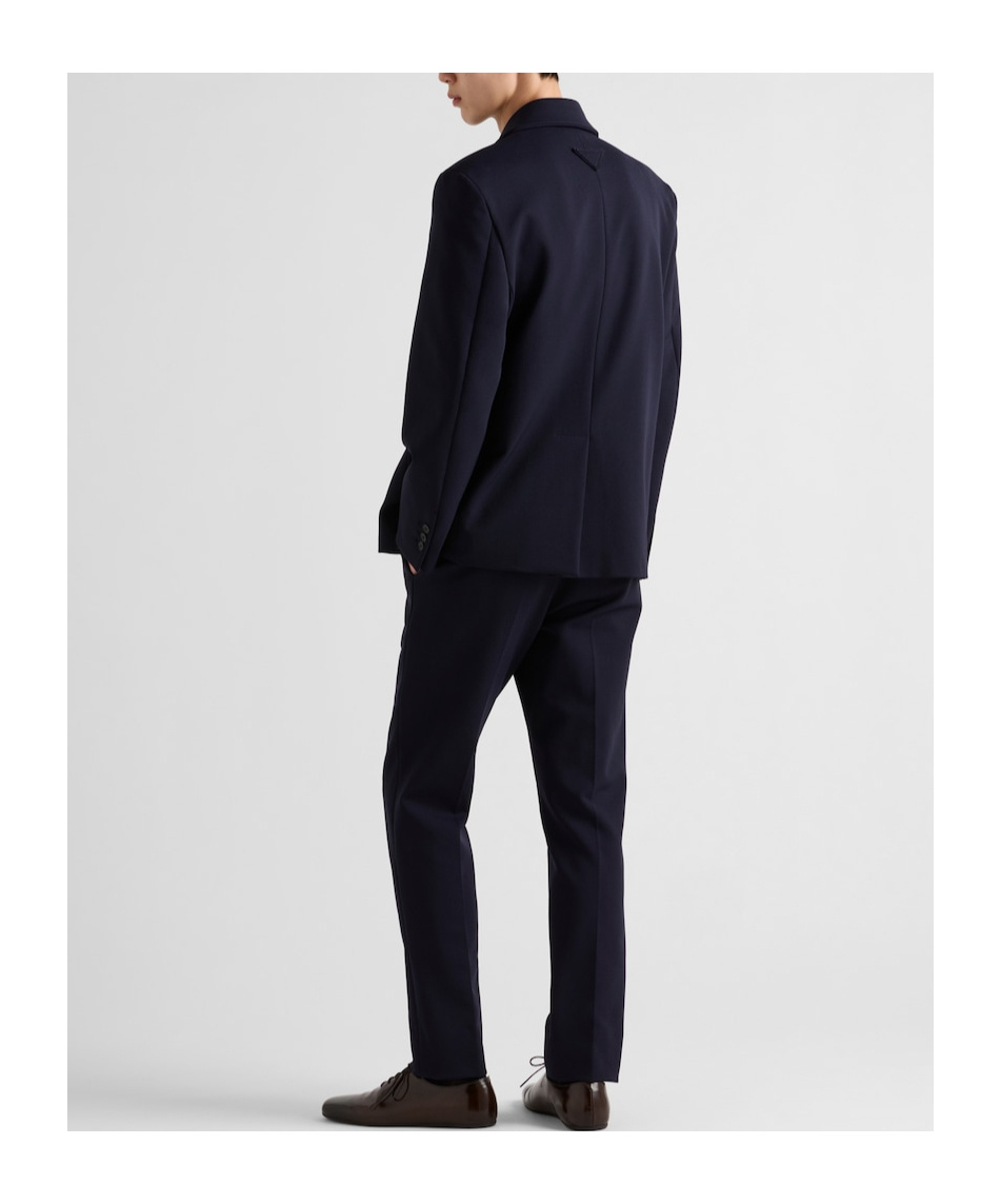Prada Men's Stretch Wool Blazer In Blue