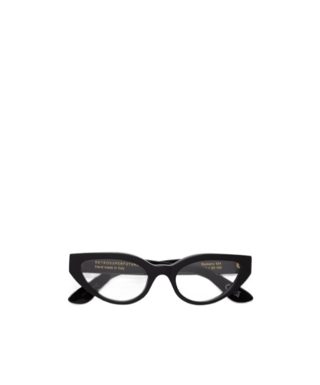Retrosuperfuture Geometric Frame Plain Mirror In Black