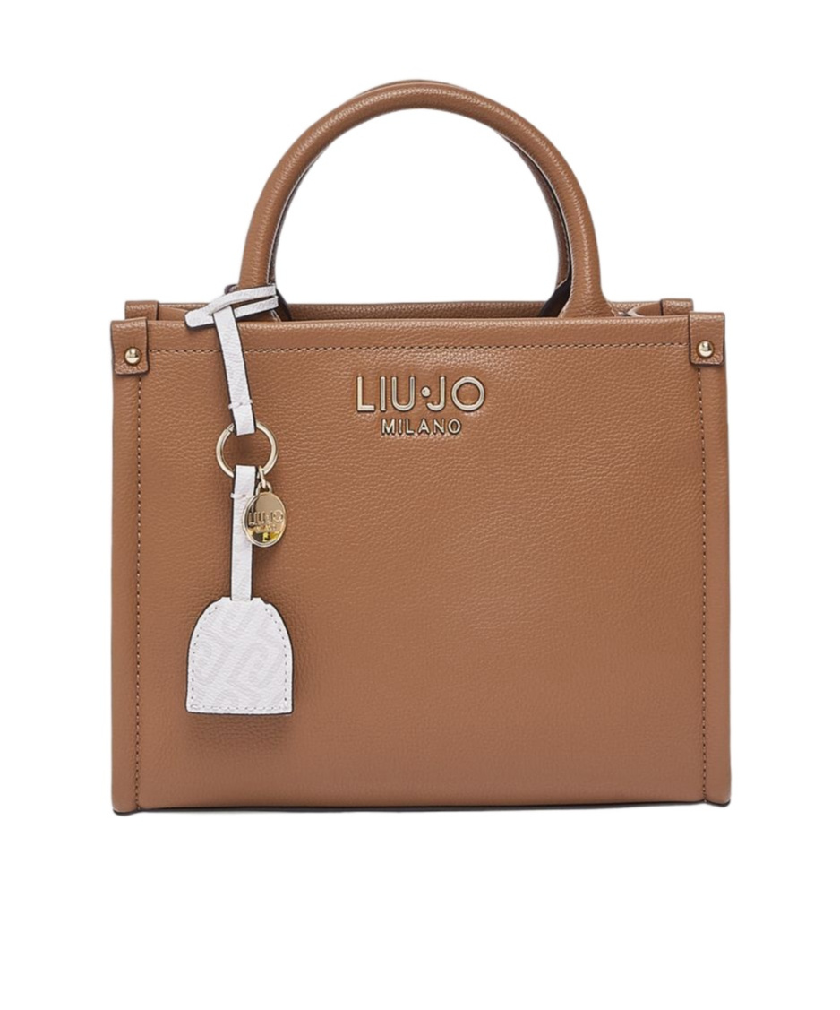 Liu •jo Small Charm Handbag In Brown