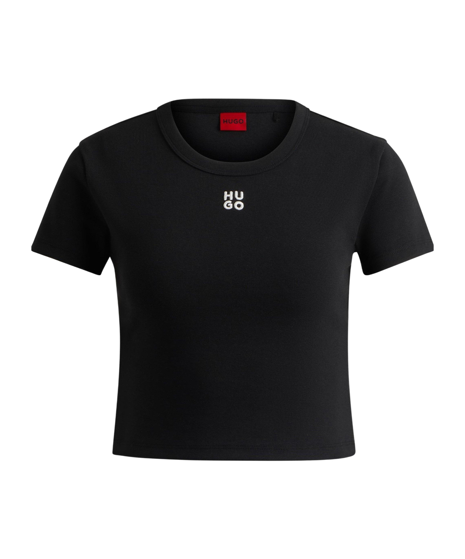 Hugo Boss Fitted Tshirt In Black