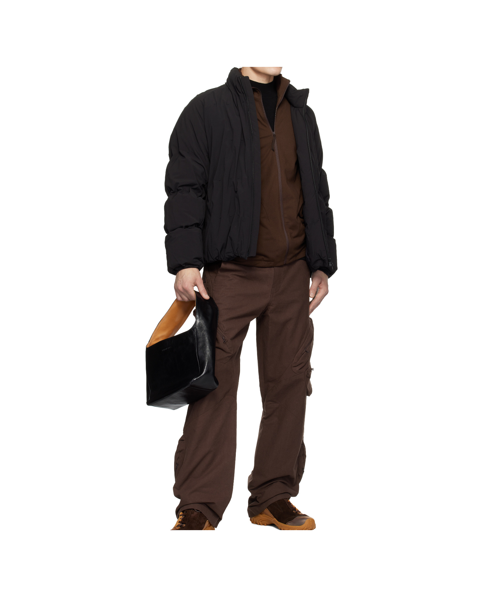 Post Archive Faction (paf) Black 5.1 Right Down Jacket In Black