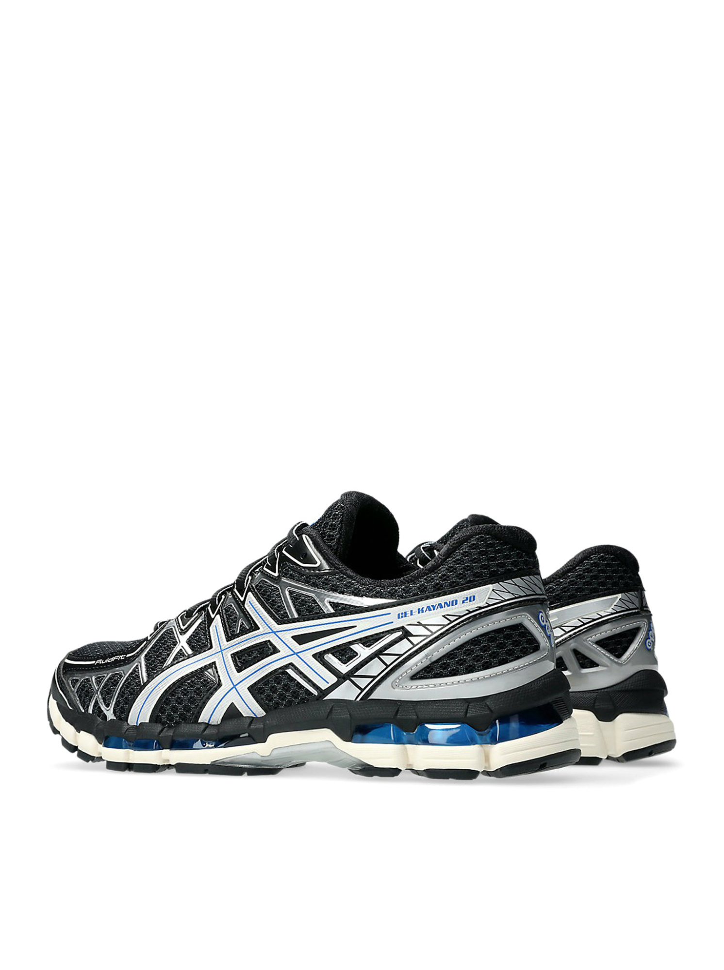 Asics Black Gel-kayano 20 Sneakers In Multicolor