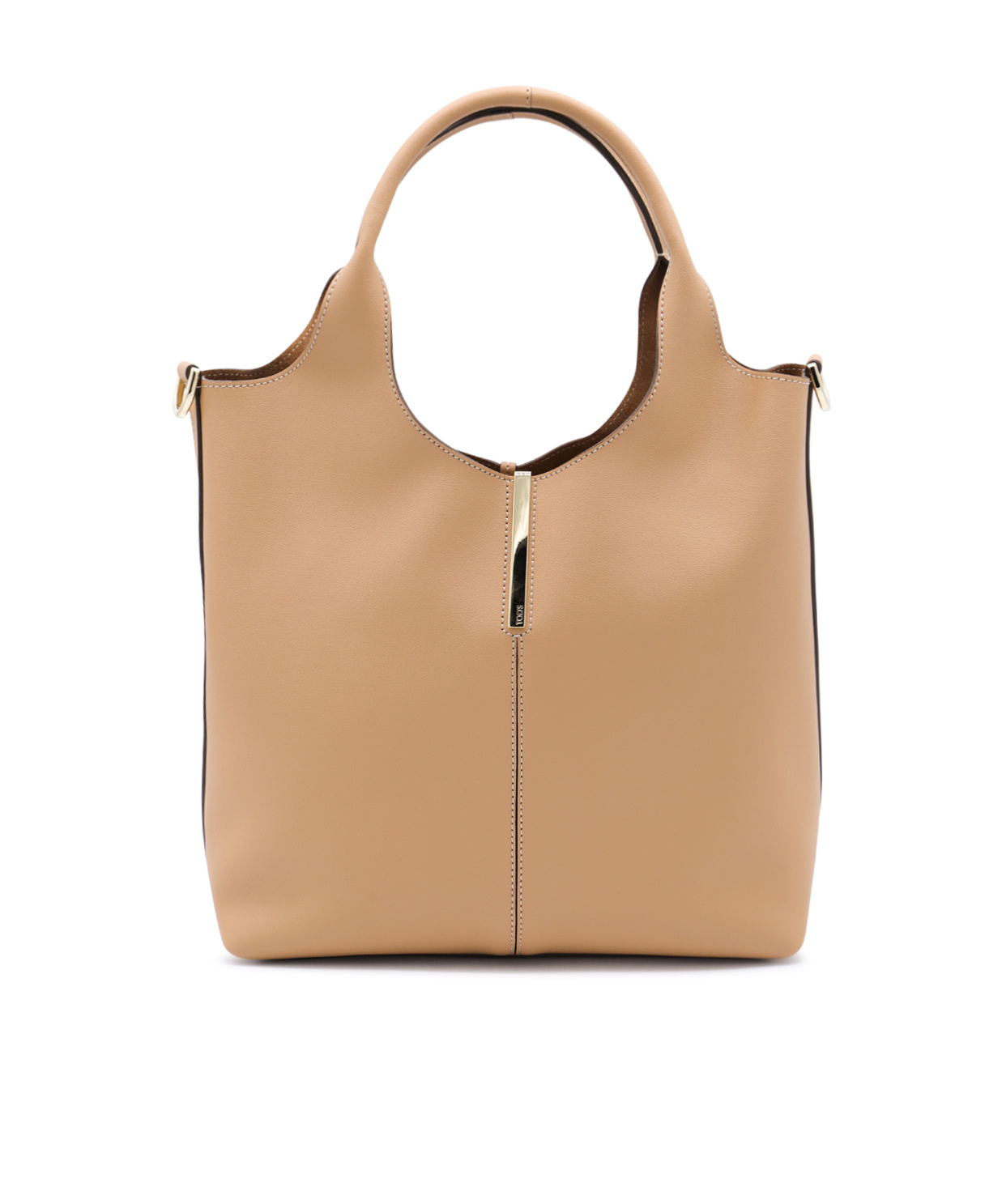Tod's Logo Engraved Small Shopper Bag