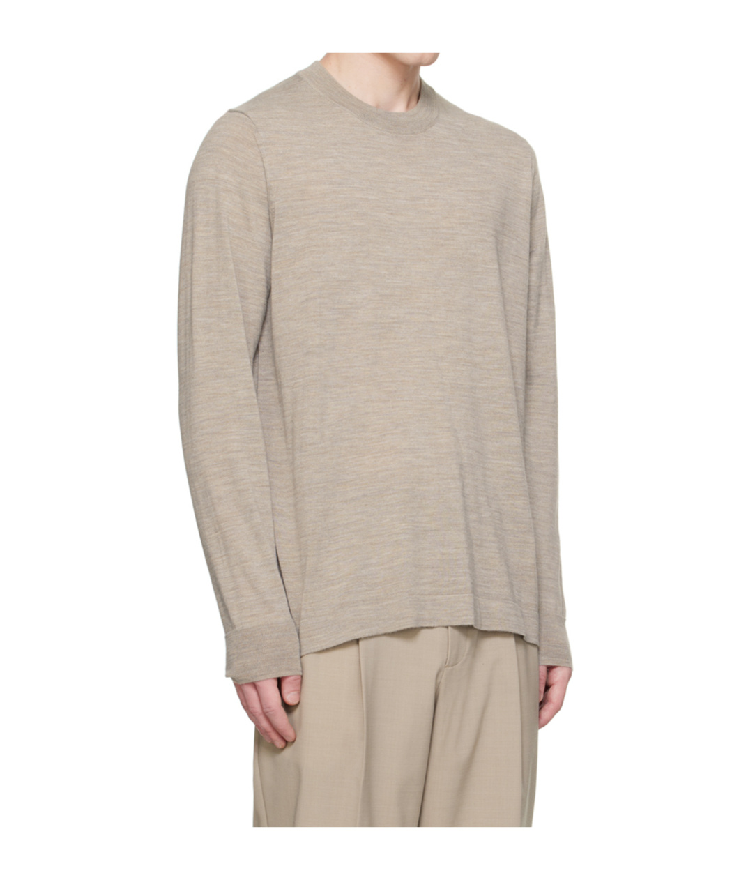 Norse Projects Rib Round-neck Sweater In Nude