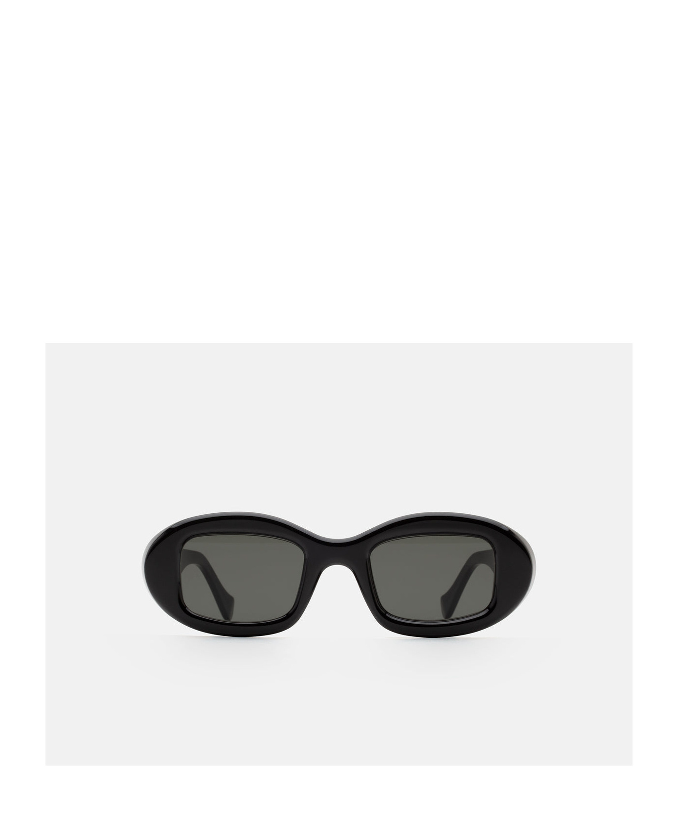 Retrosuperfuture Oval Frame Sunglasses In Black