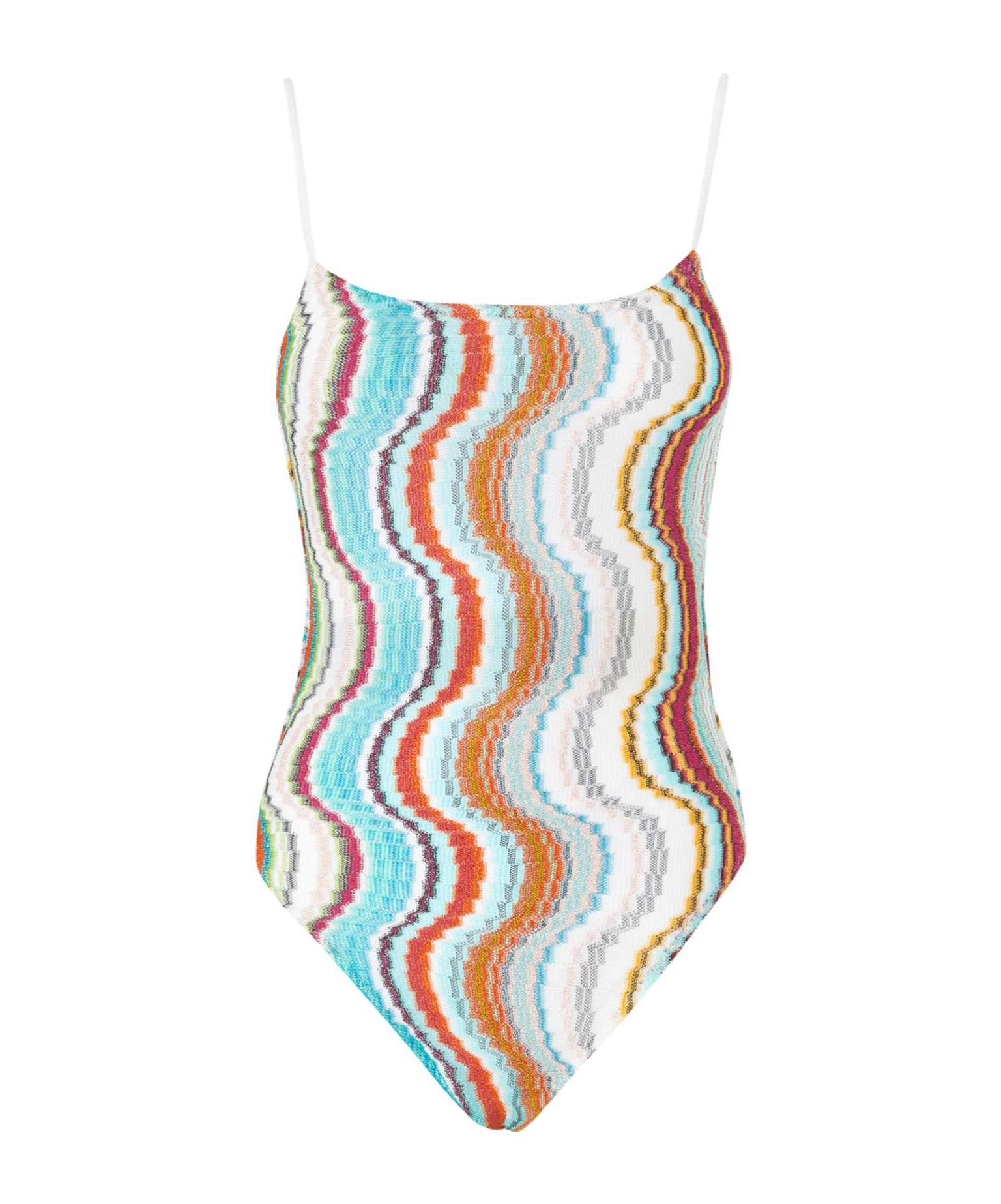 Shop Missoni One-piece Swimsuit In Multicolor