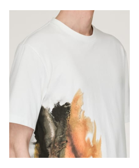 Y-3 Adidas Short Sleeve T-shirt In White