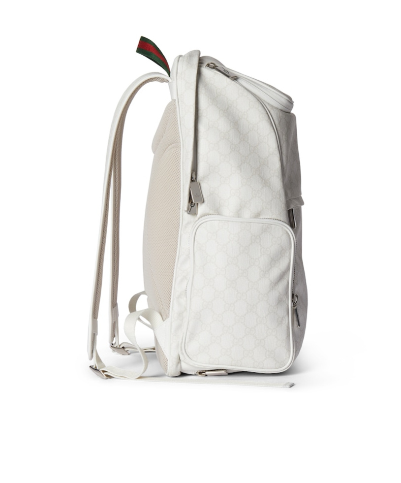 Gucci Gg Large Backpack In White