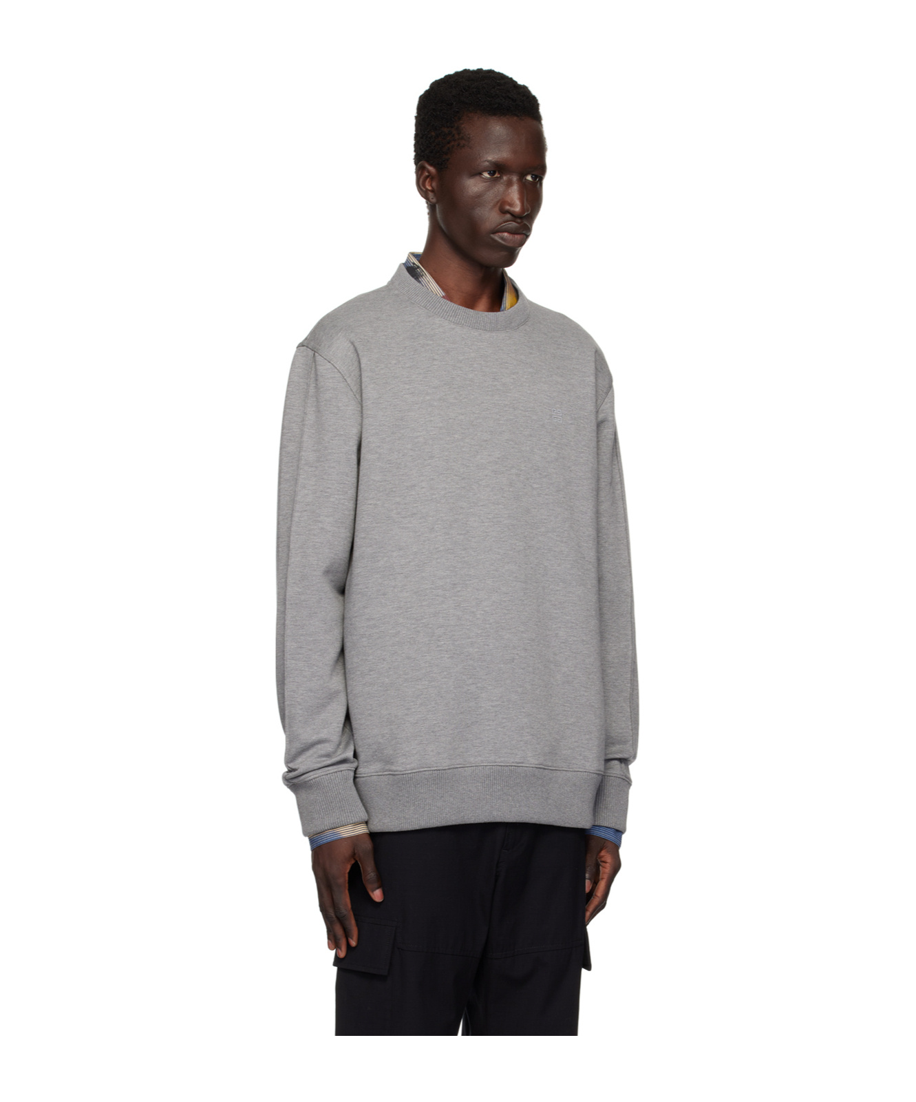 Givenchy Gray 4g Sweatshirt In Gray