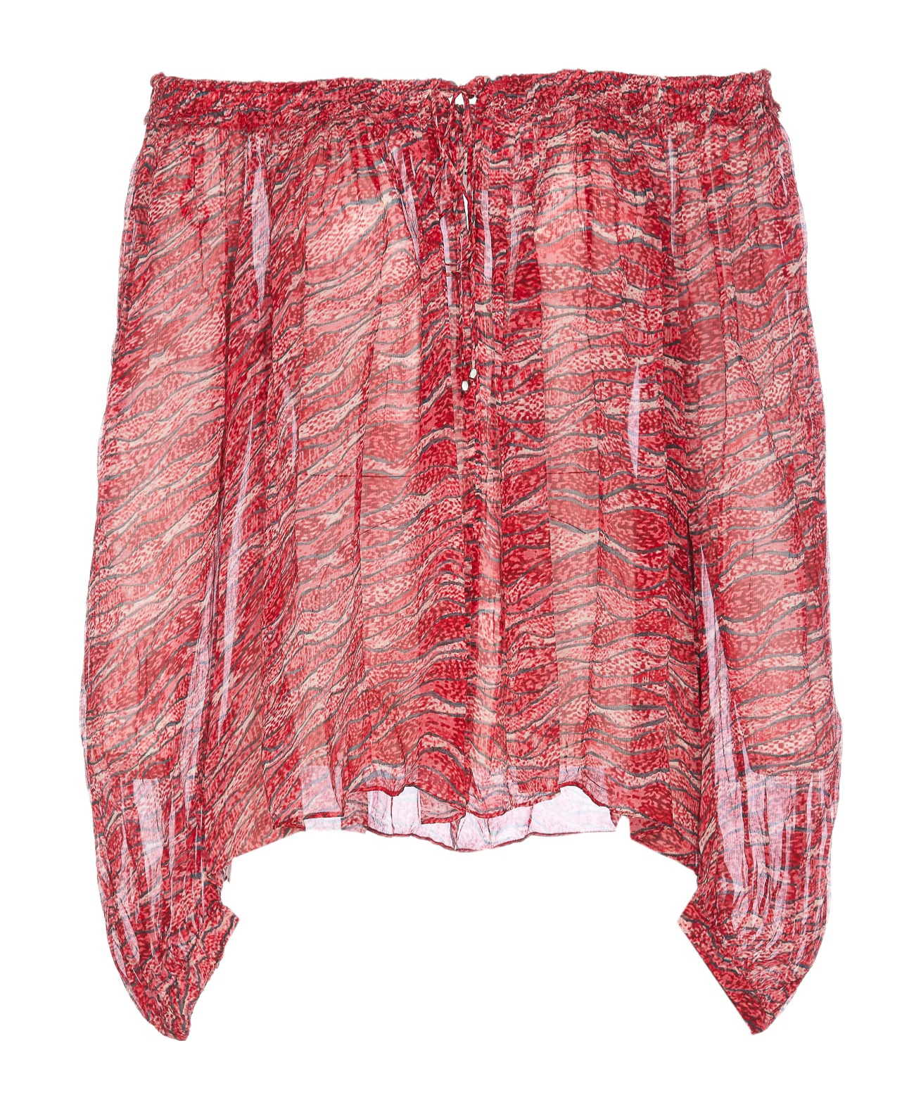 Shop Isabel Marant Étoile Vutti Blouse In Red