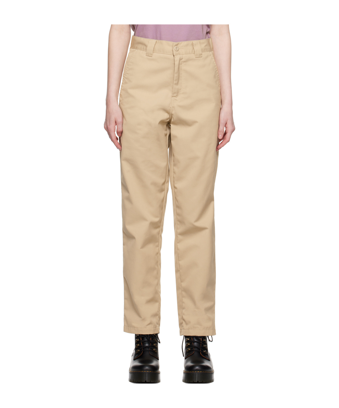 Carhartt Beige W' Master Trousers In Nude