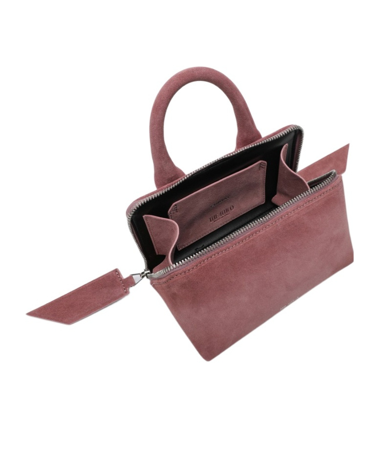 Attico Double Zipper Shoulder Bag In Pattern