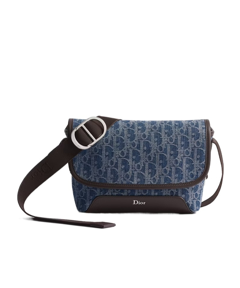 Mini Dior Jett Flap Messenger Bag
