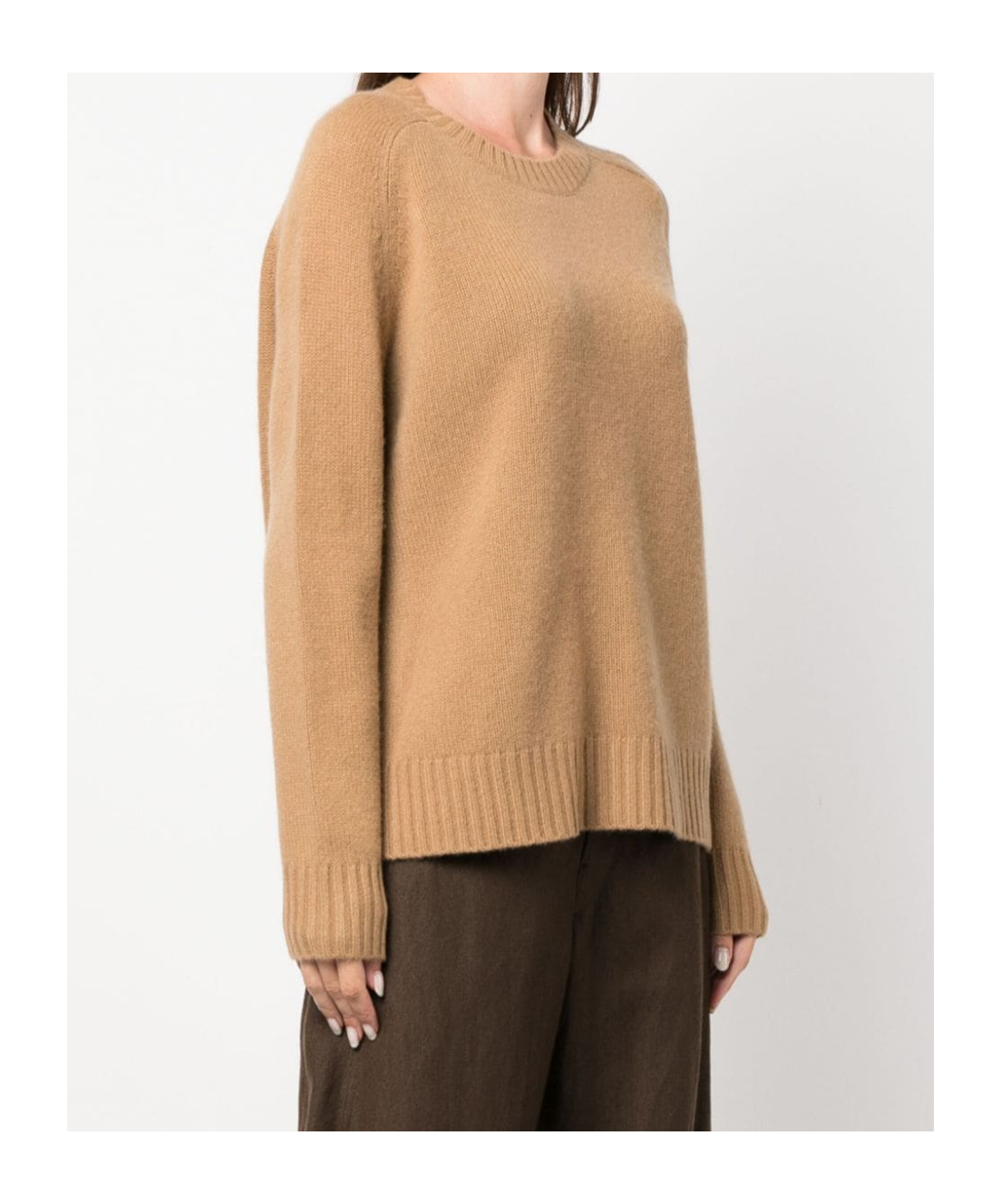 Shop Joseph Long-sleeved Sweater In Nude