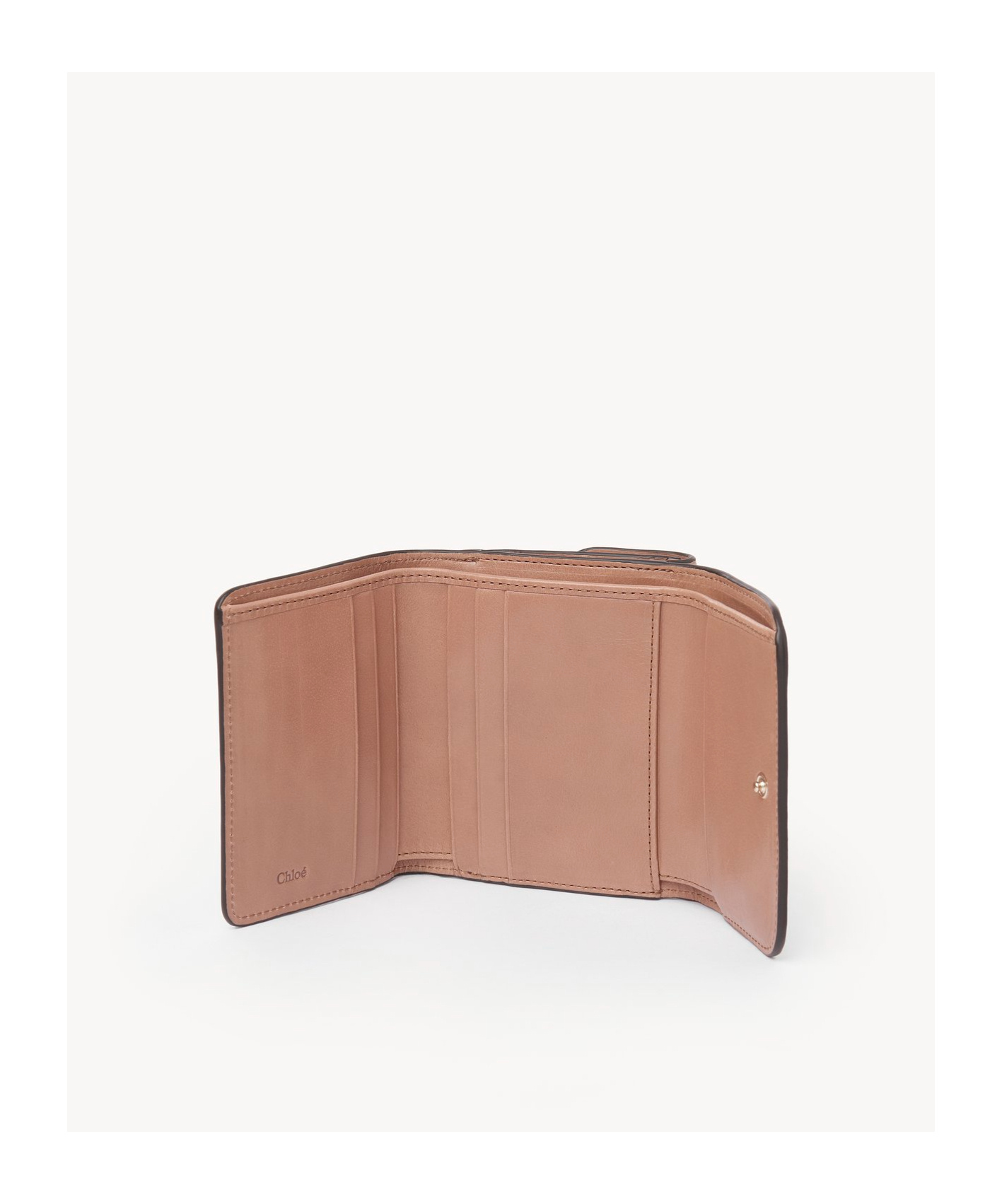 Chloé Three-fold Wallet In Pink