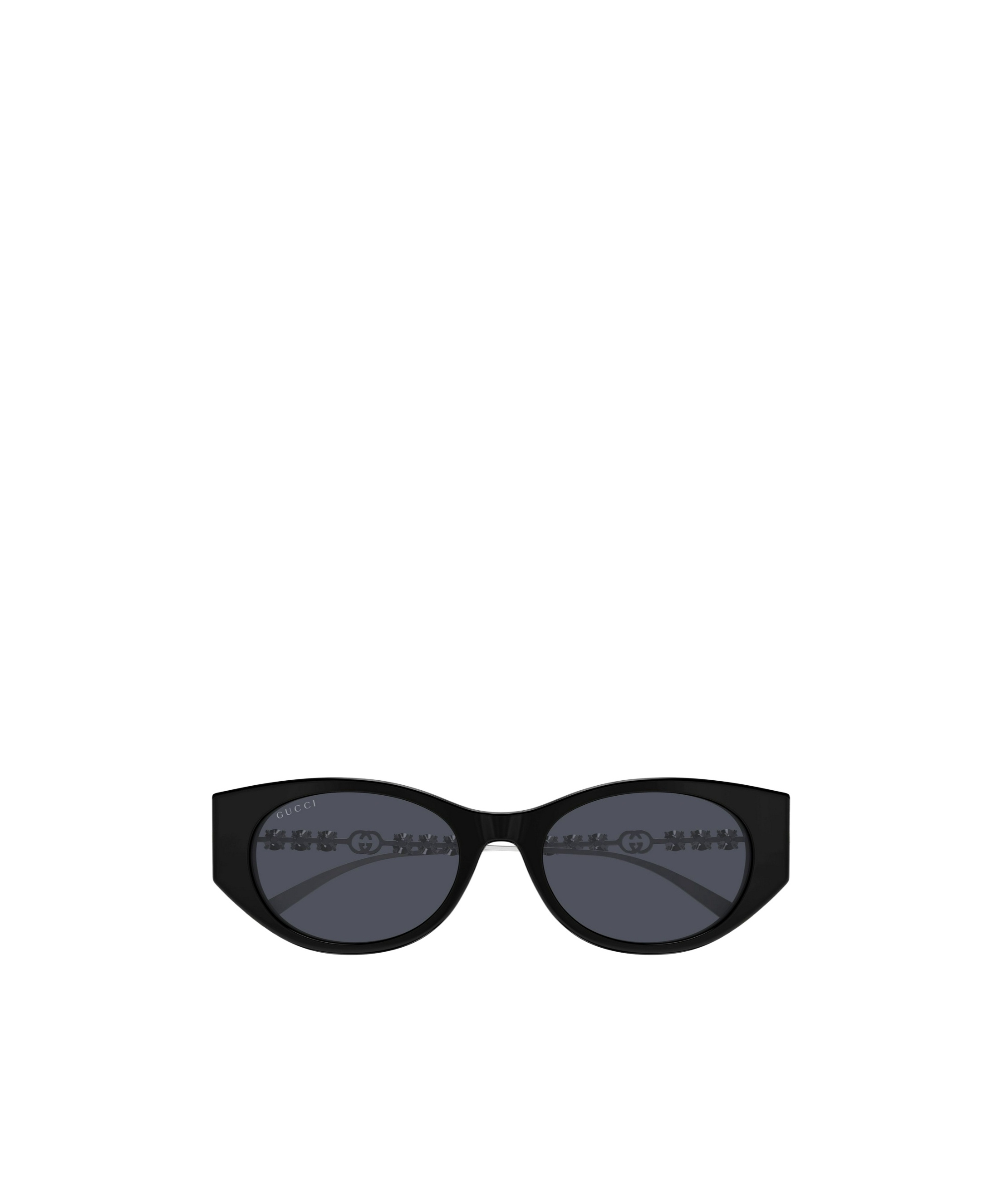 Gucci Eyewear Low Nose Bridge Fit Sunglasses In Black
